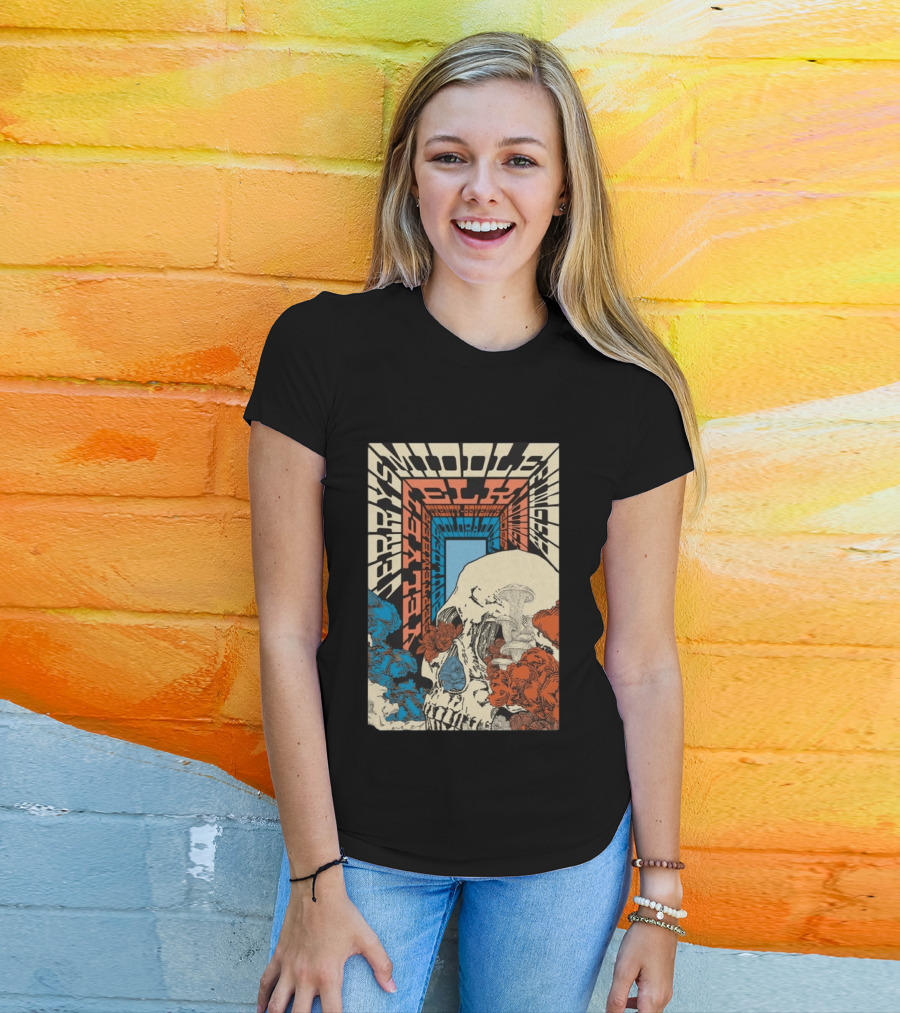 Jerry's Middle Finger Boulder Colorado September 27 2026 Skull T-Shirt