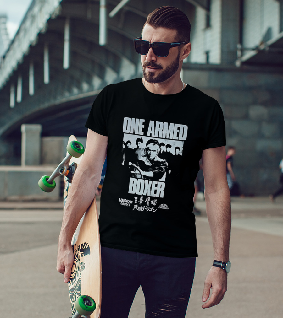 Jimmy Wang Yu One Armed Boxer Hardcore Chocolate Cult Classics Movie T-Shirt