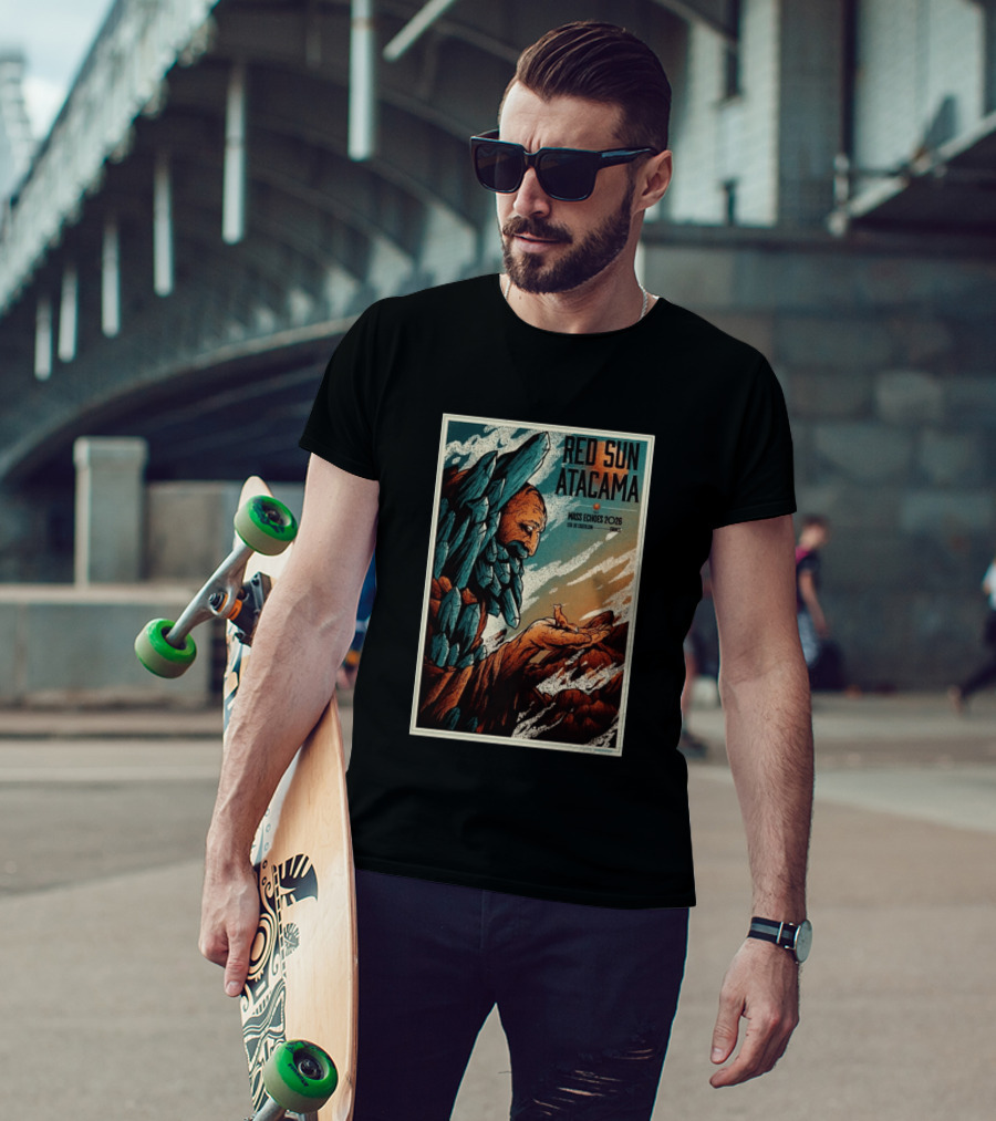 Red Sun Atacama Mass Echoes 2026 Col De Castillon Event T-Shirt