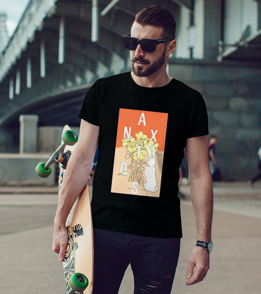 Anxious Tour 2026 Bouquet And Rabbit Summer Fall T-Shirt