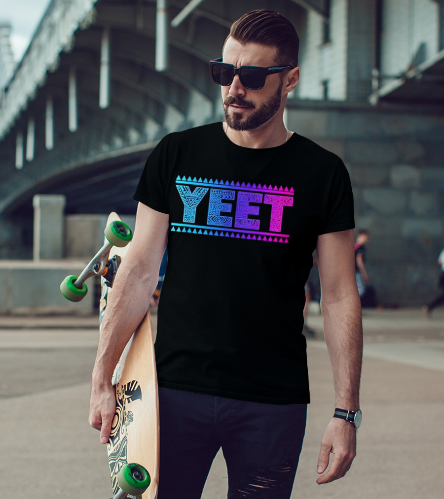 YEET Tribal Slang Gradient T-Shirt