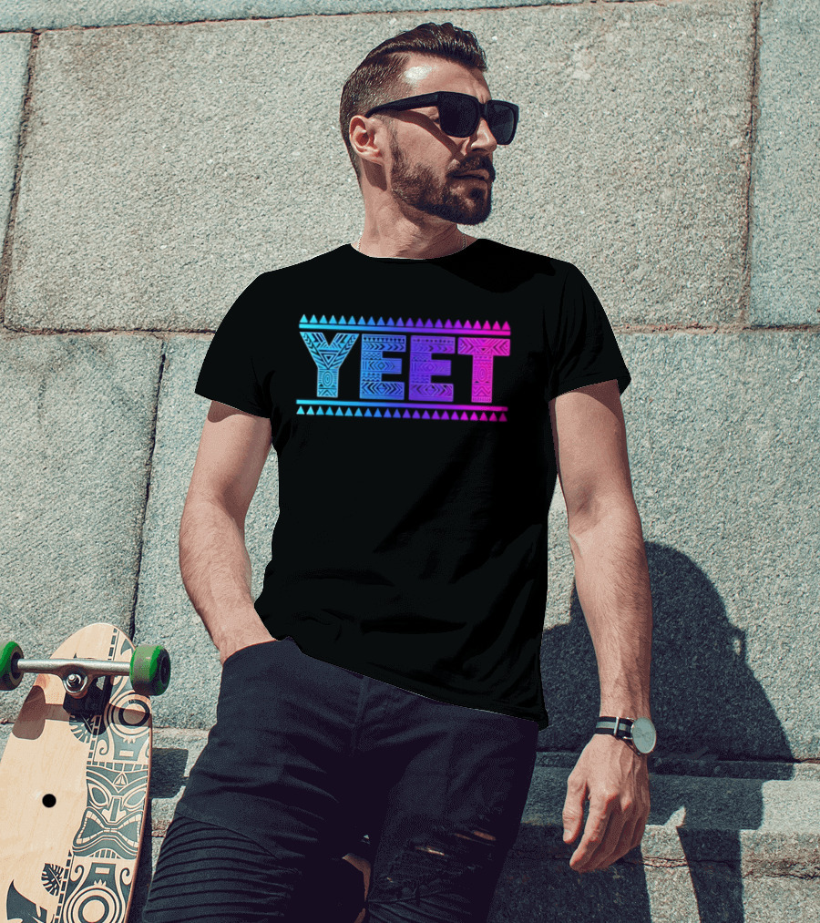 YEET Tribal Slang Gradient T-Shirt