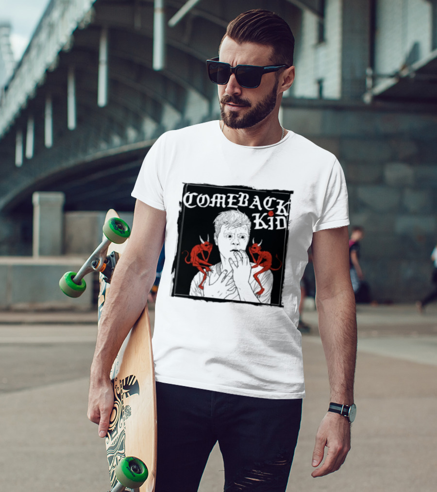 Comeback Kid Grey The Wrong Side Store Unique Artistic T-Shirt