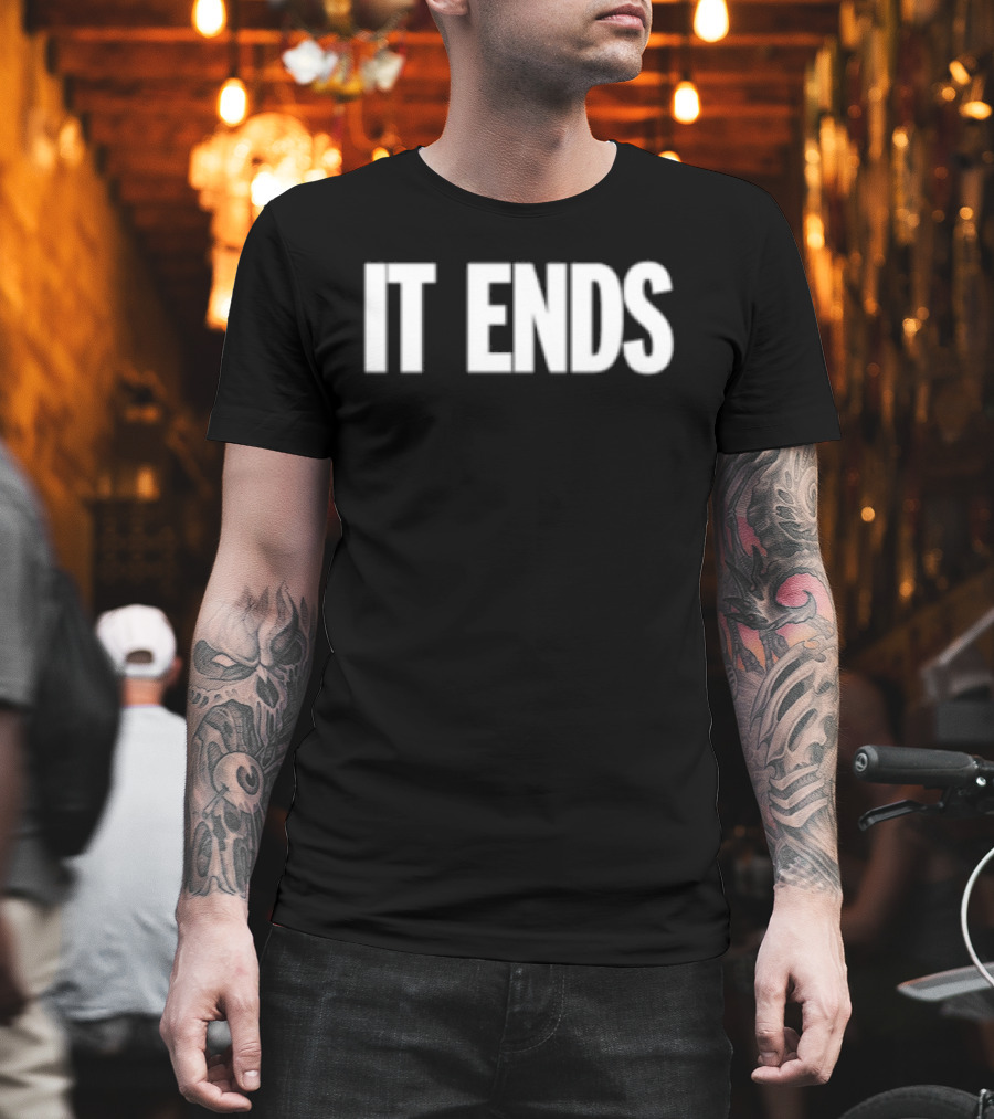 Neon Store It Ends Reflective Ink T-Shirt