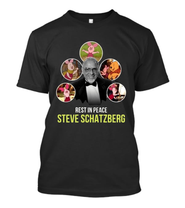 Rest In Peace Steve Schatzberg The Beloved Voice Of Piglet With Classic Piglet Images T-Shirt