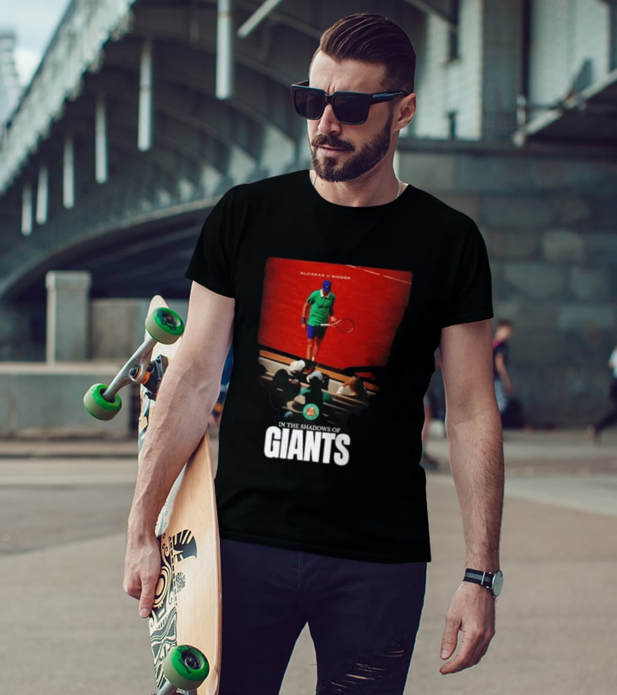 Alcaraz V Sinner Roland Garros In The Shadows Of Giants T-Shirt