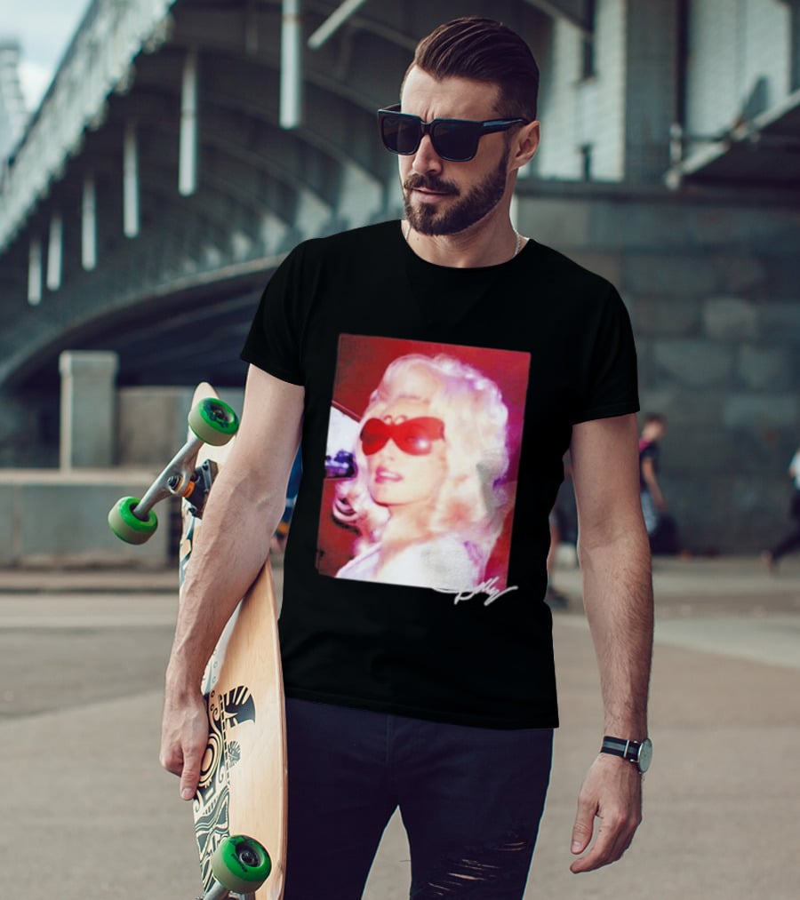 Dolly Parton Iconic Vintage Style With Red Sunglasses T-Shirt