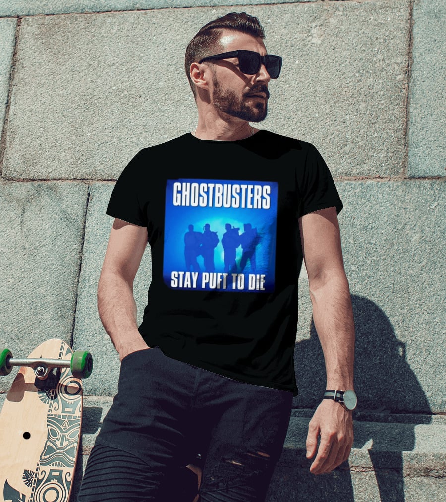 Ghostbusters Stay Puft To Die Marshmallow Man Classic Movie T-Shirt