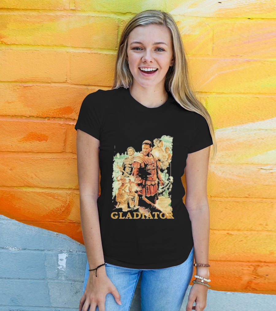 Gladiator Maximus Collage Russell Crowe Roman Warrior Epic T-Shirt