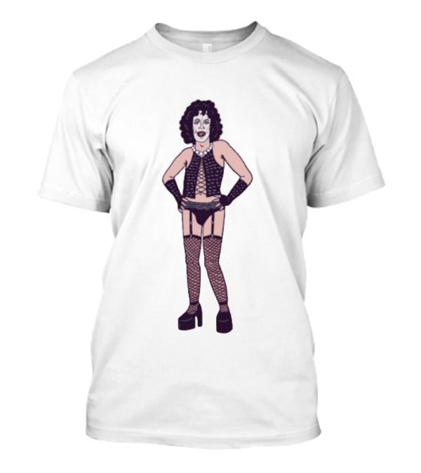Tim Curry Dr Frank N Furter The Rocky Horror Picture Show Iconic Costume T-Shirt