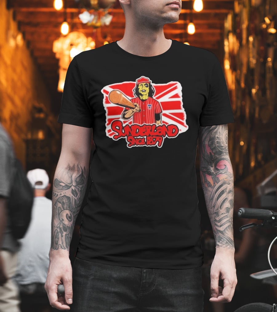 Sunderland Since 1879 Warrior Football Soccer Union Jack T-Shirt