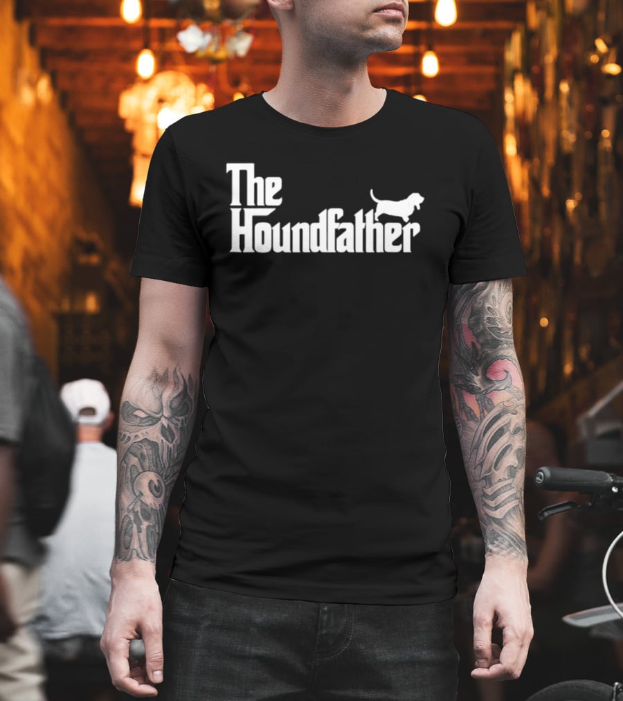 The Houndfather Basset Hound Dog Lover The Godfather T-Shirt