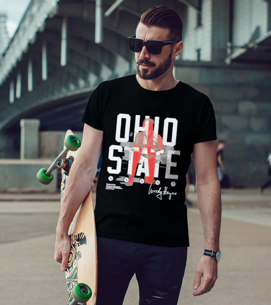 Woody Hayes Ohio State 75th Anniversary T-Shirt