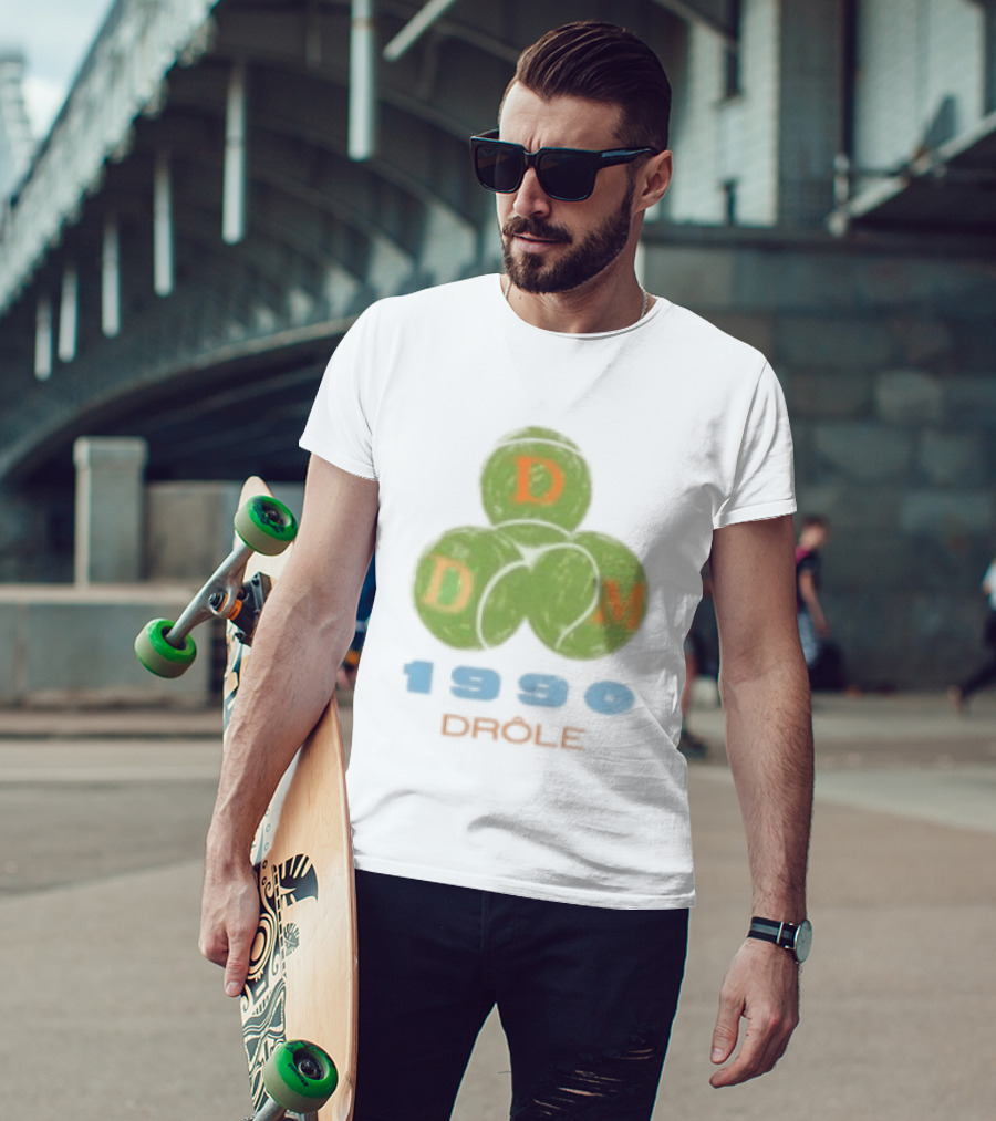 Droles De Monsieur 1990 DDM Tennis Balls T-Shirt
