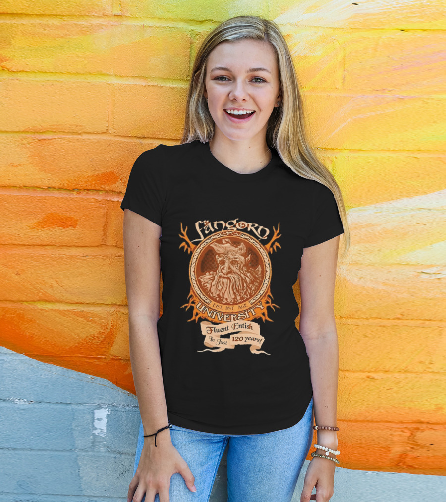 Fangorn University Est 1st Age Fluent Entish 120 Years Tree T-Shirt