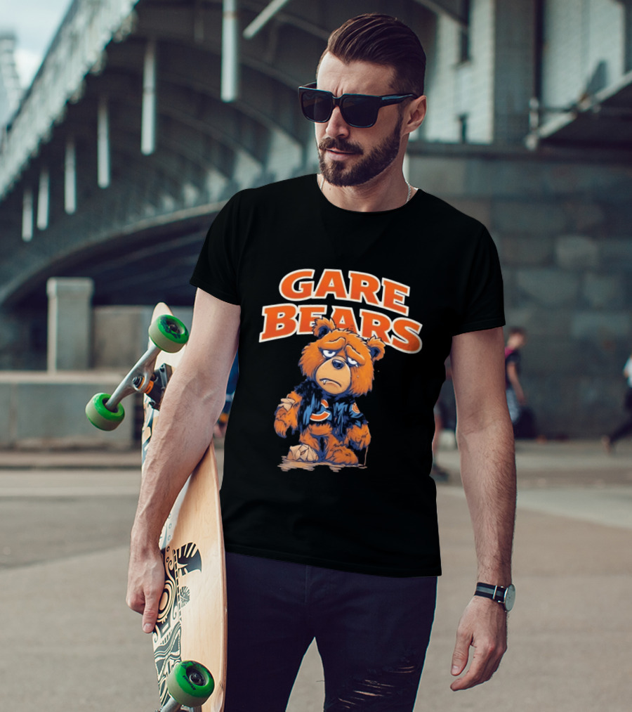 Gare Bears Sad Bear Chicago Bears Football T-Shirt
