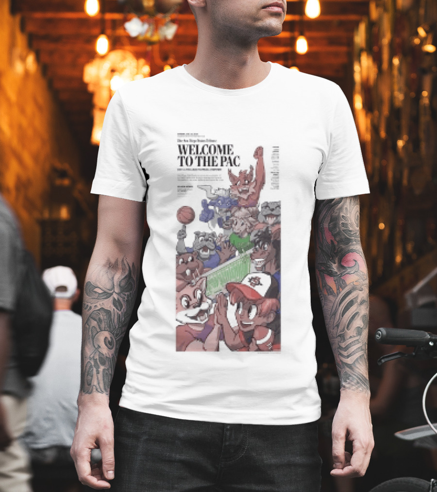 Welcome To The Pac San Diego State Aztecs College Football Preview Balloon Fiesta T-Shirt