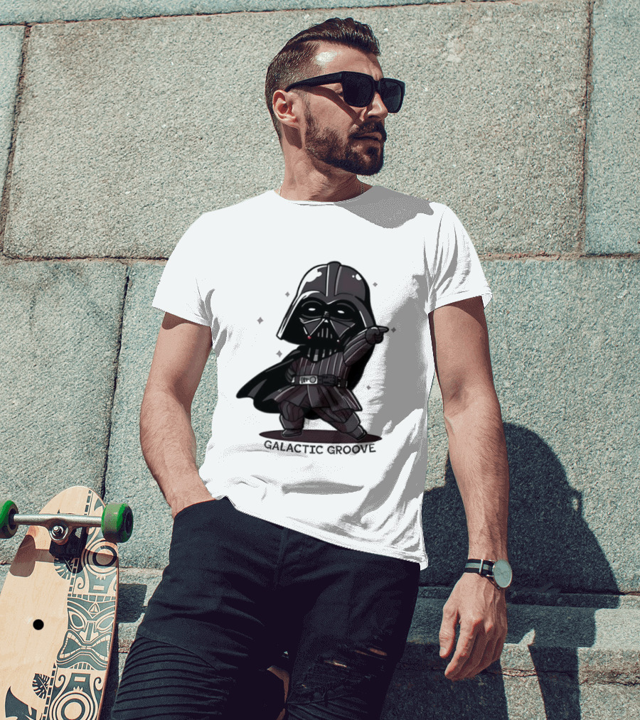 Star Wars Darth Vader Galactic Groove Chibi T-Shirt