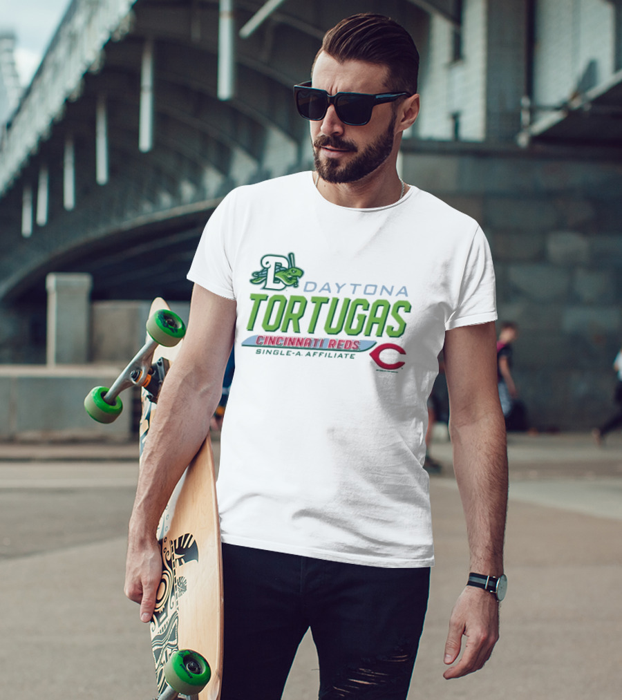 Daytona Tortugas Cincinnati Reds Single A Affiliate T-Shirt