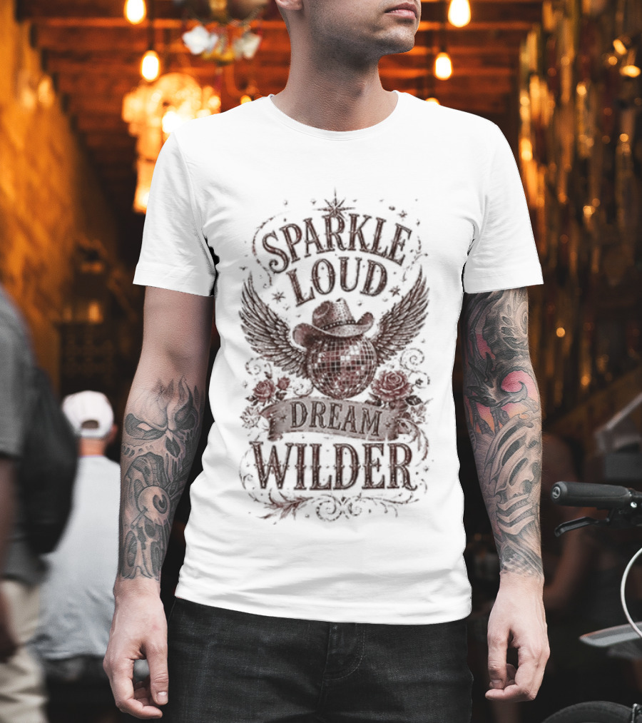 Dolly Parton Sparkle Loud Dream Wilder Vintage Western T-Shirt