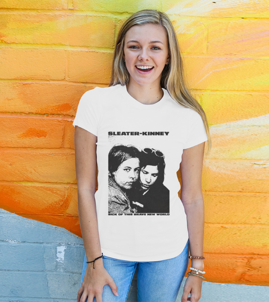 Enterthenight Gallery Store Sleater Kinney Sick Of This Brave New World T-Shirt