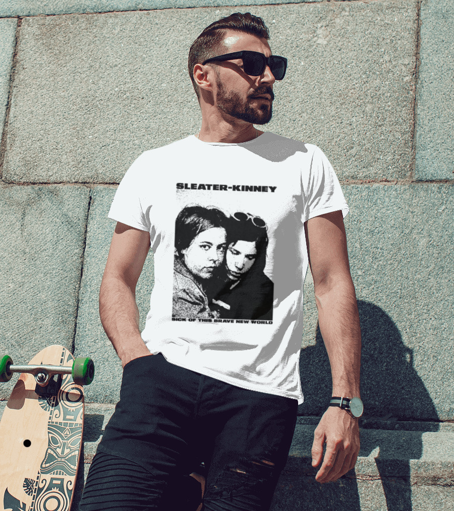 Enterthenight Gallery Store Sleater Kinney Sick Of This Brave New World T-Shirt