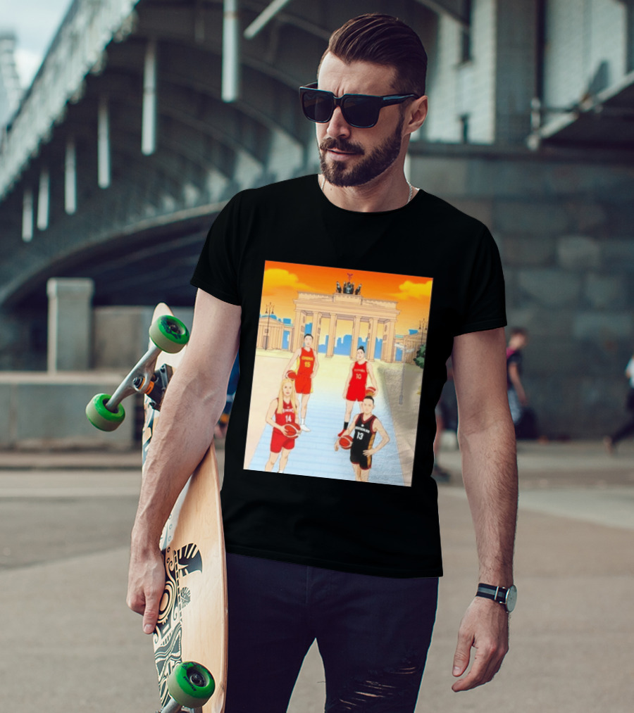 China 15 Espana 10 Hungary 14 Deutschland 13 Basketball Players Berlin T-Shirt
