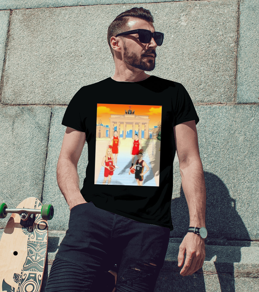 China 15 Espana 10 Hungary 14 Deutschland 13 Basketball Players Berlin T-Shirt