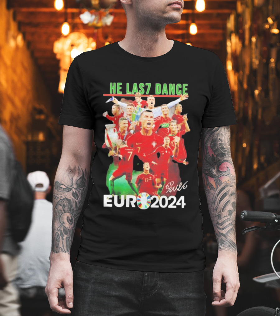 Cristiano Ronaldo He Las7 Dance Euro 2024 T-Shirt