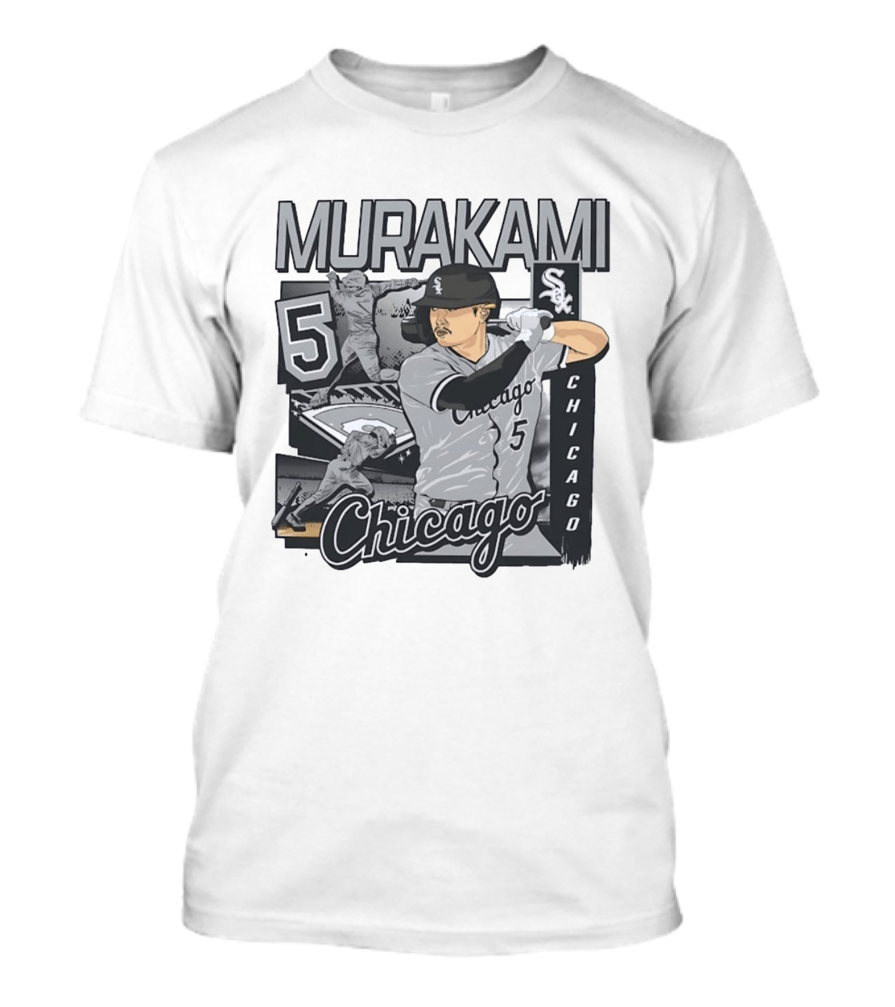 Munetaka Murakami Chicago White Sox 5 Baseball Player Number 5 Chicago White Sox T-Shirt