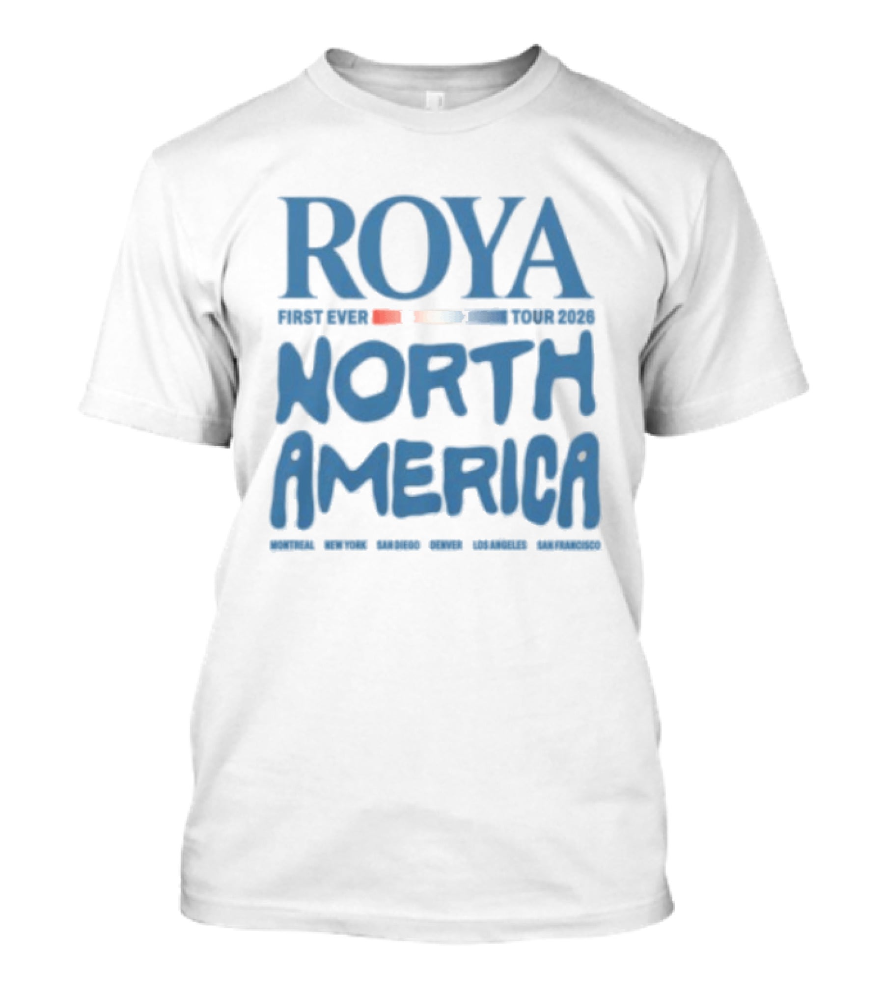 ROYA Store Tour North America 2026 T-Shirt