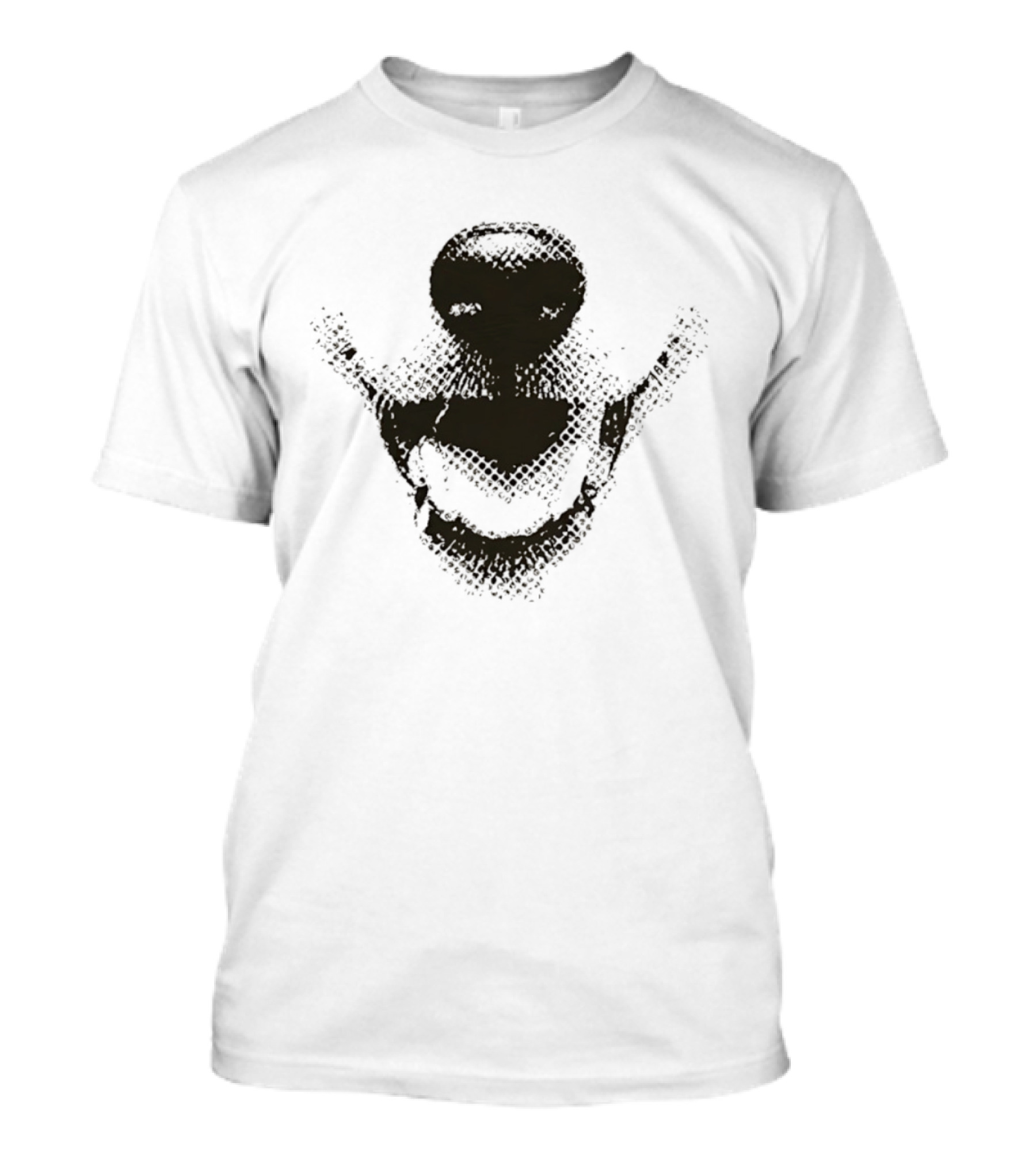 Smiley Neiro Shiba Dotwork T-Shirt
