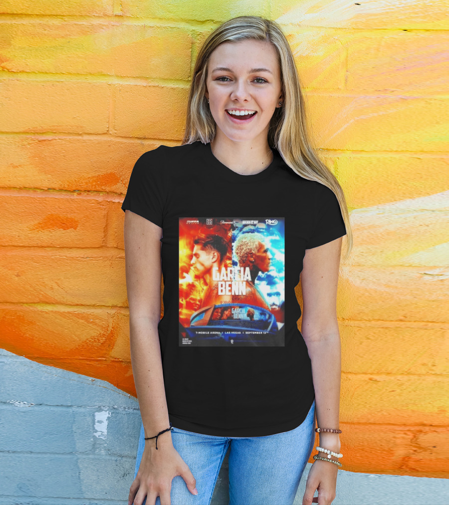Garcia Vs Benn Live Fight DAZN Mobile Arena Las Vegas September 12th T-Shirt