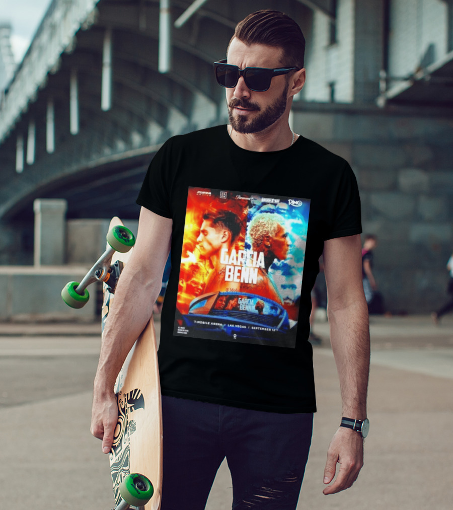 Garcia Vs Benn Live Fight DAZN Mobile Arena Las Vegas September 12th T-Shirt