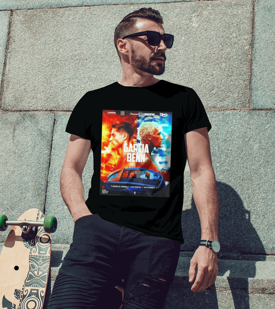 Garcia Vs Benn Live Fight DAZN Mobile Arena Las Vegas September 12th T-Shirt