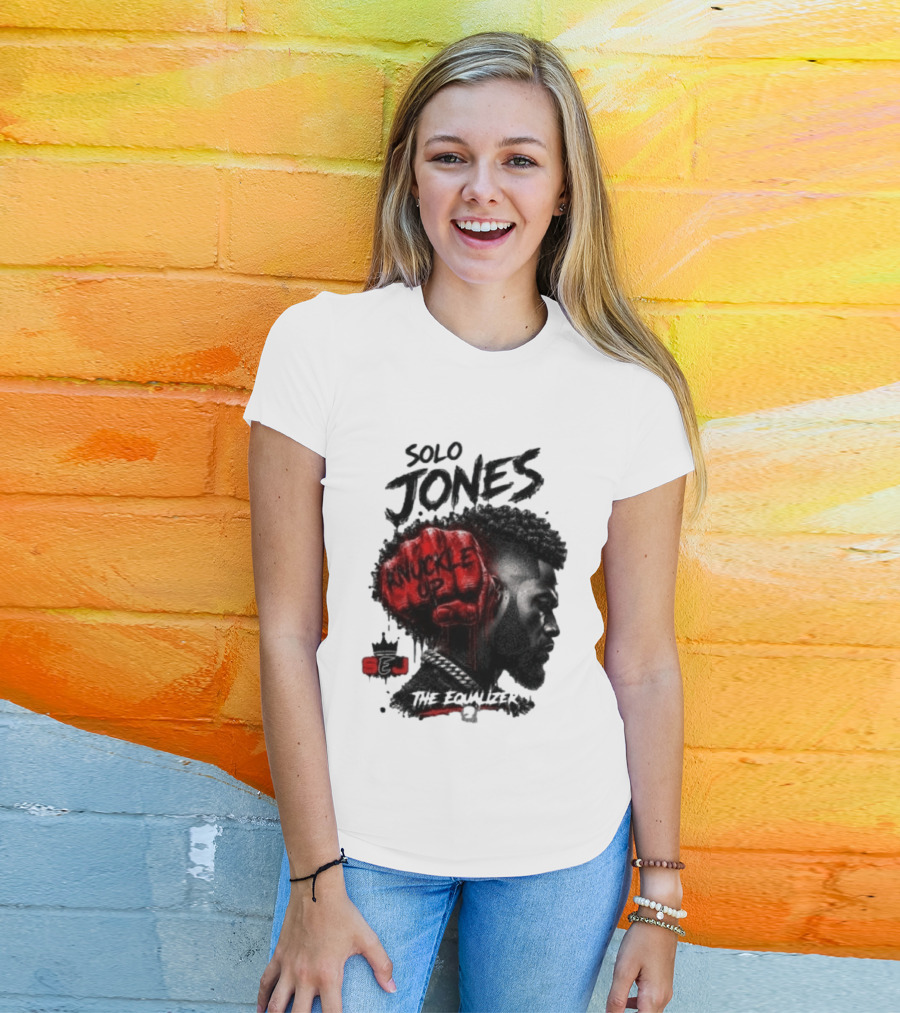 Solo Jones Knuckle Up The Equalizer Red Fist T-Shirt