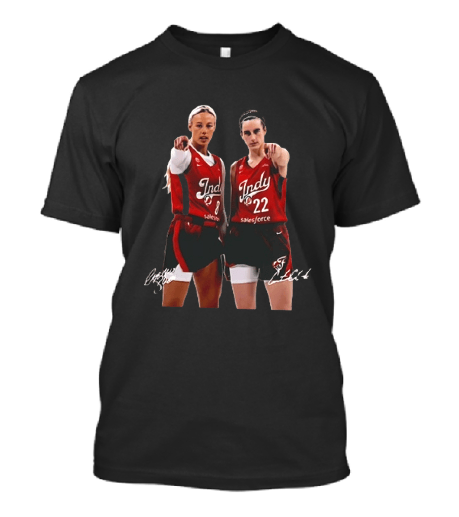 Indy Basketball Players 8 And 22 With Signatures SalesForce T-Shirt