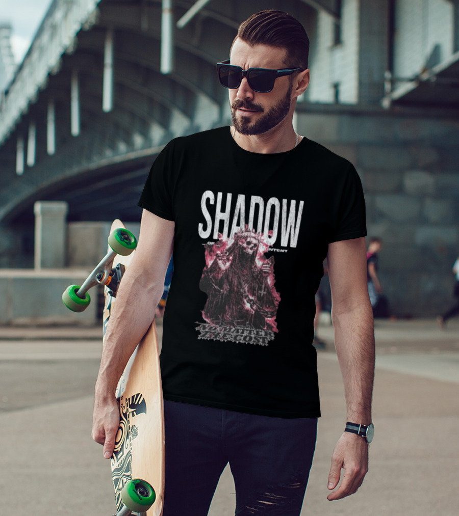 Shadow Of Intent No Matter The Cost Cloaked Skeleton T-Shirt