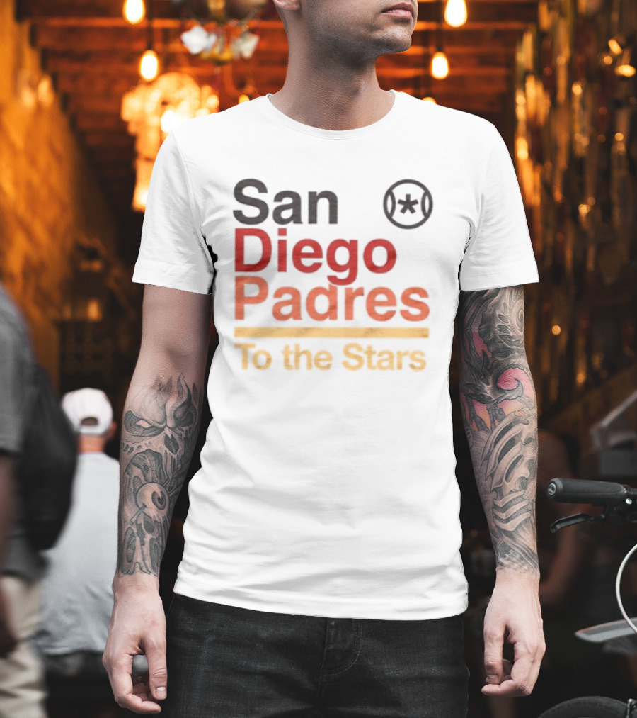 San Diego Padres To The Stars TTS X Homage Classic Ash T-Shirt
