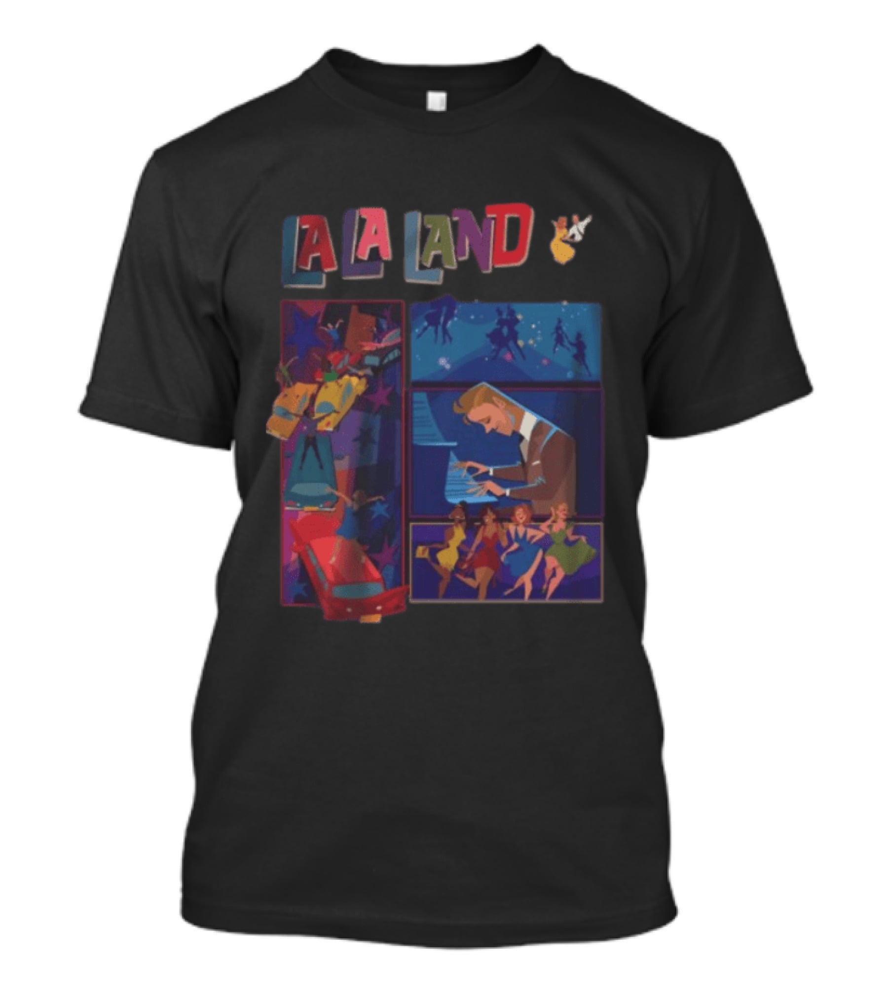 La La Land Vignettes Piano Dance Scenes Lionsgate Store T-Shirt