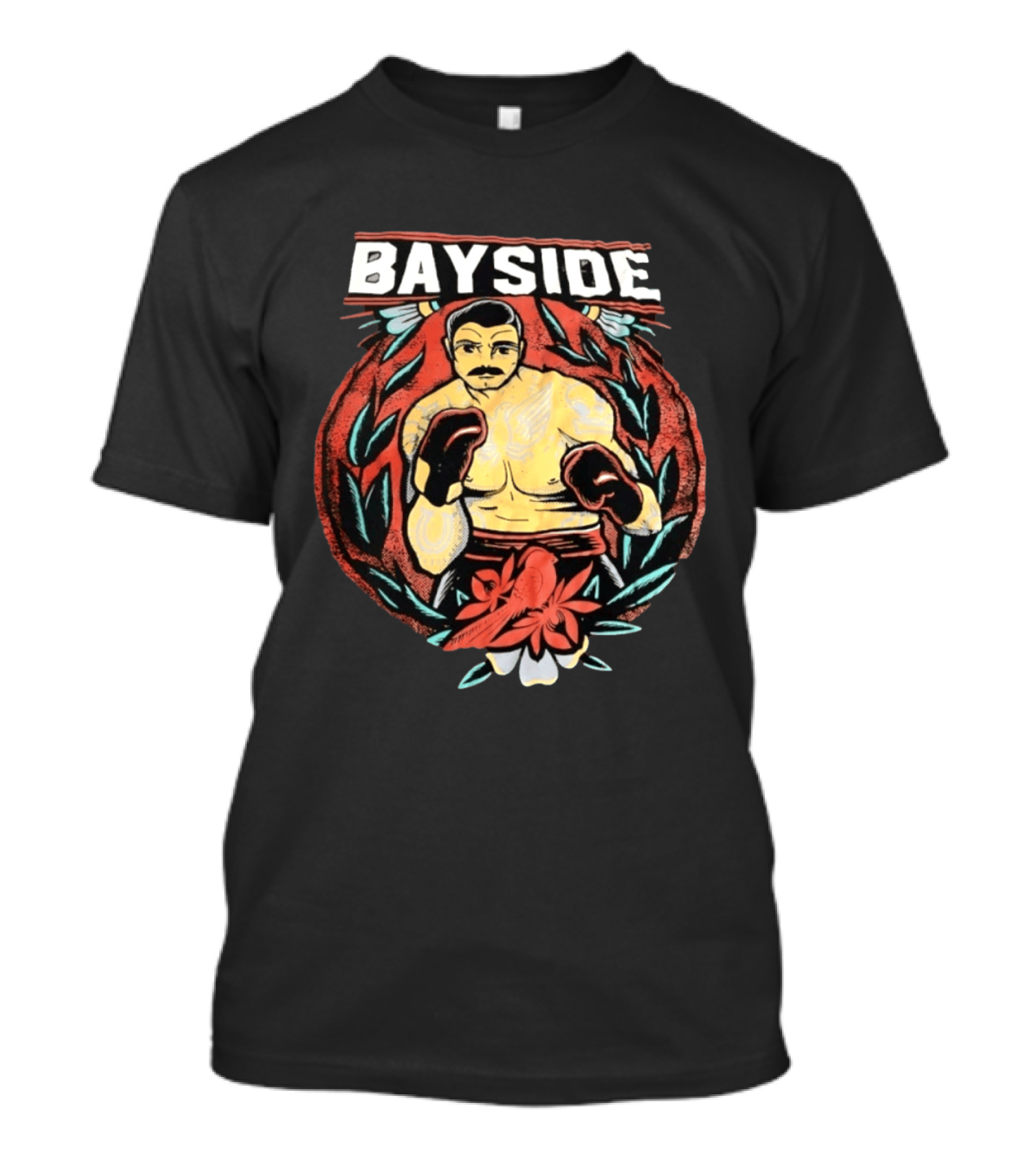 Bayside Boxer Tattoo Alternative Rock T-Shirt
