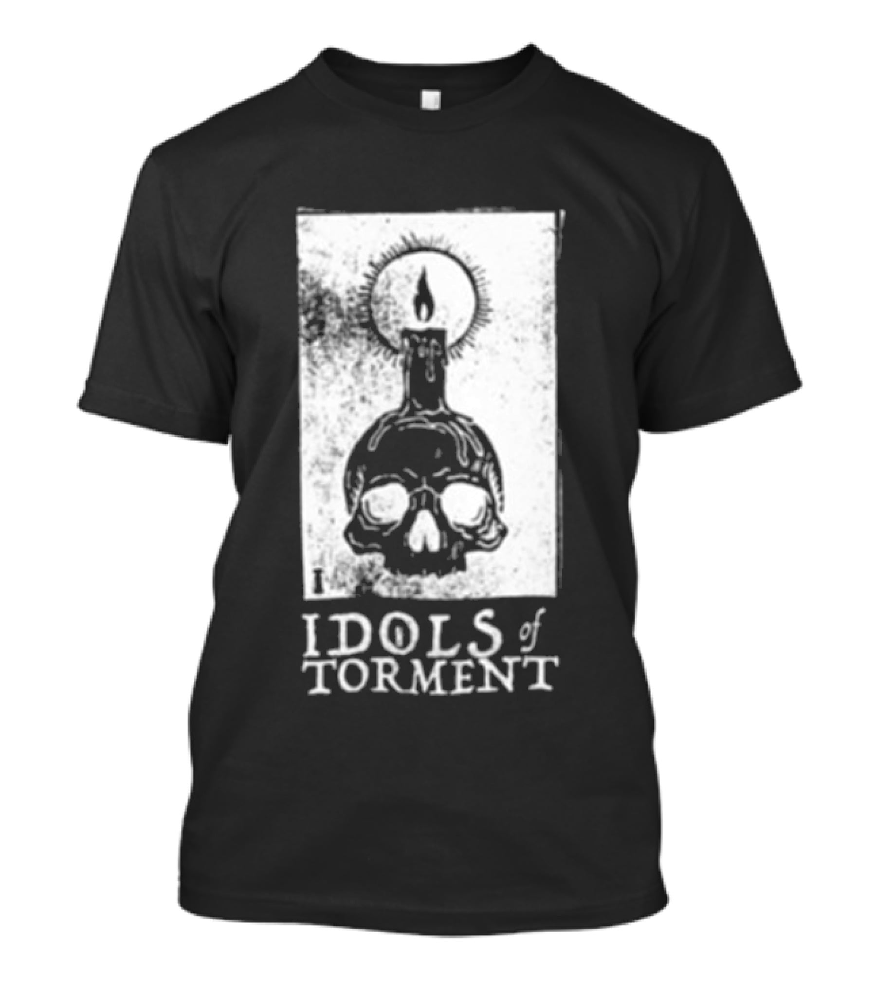 Black Magic Creative Store Idols Of Torment Skull Candle T-Shirt