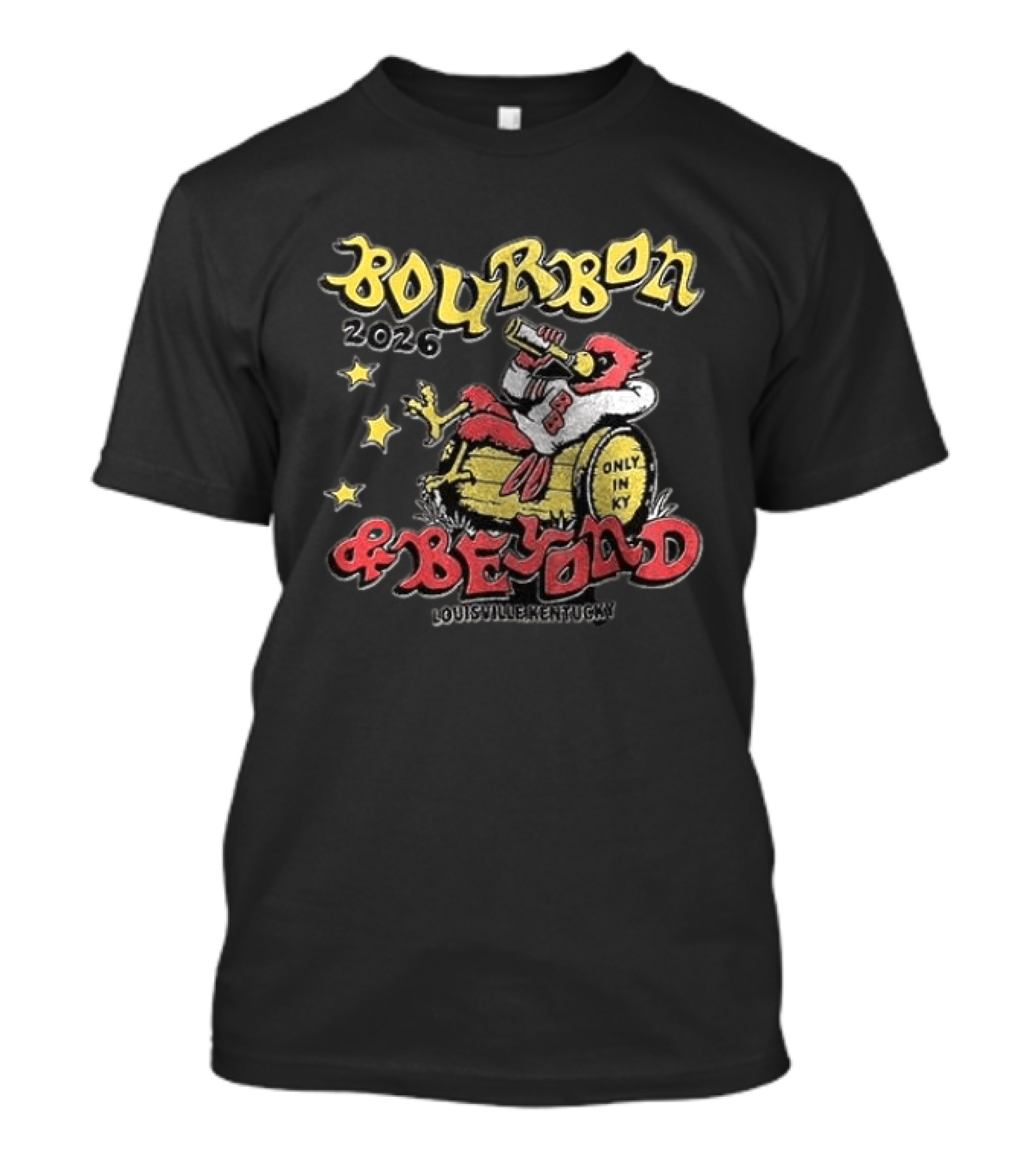 Bourbon 2026 Louisville Kentucky Cardinals Only In KY & Beyond T-Shirt