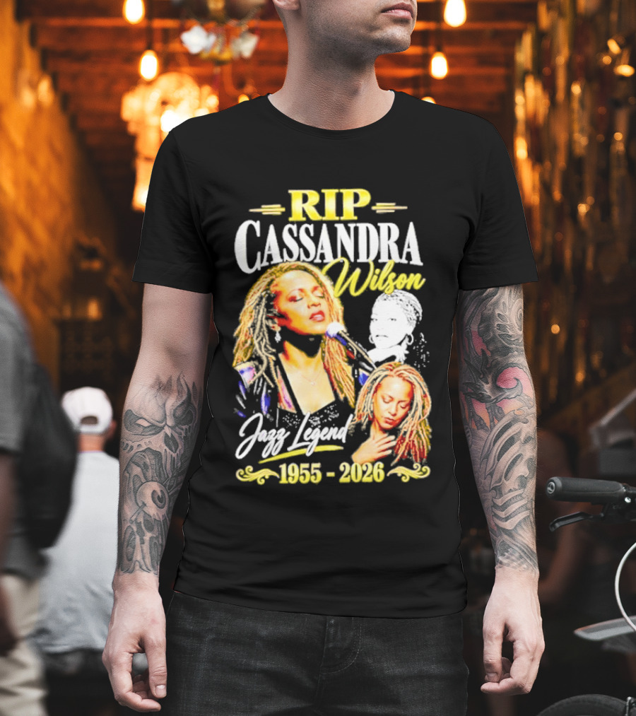 RIP Cassandra Wilson Jazz Legend 1955 2026 T-Shirt