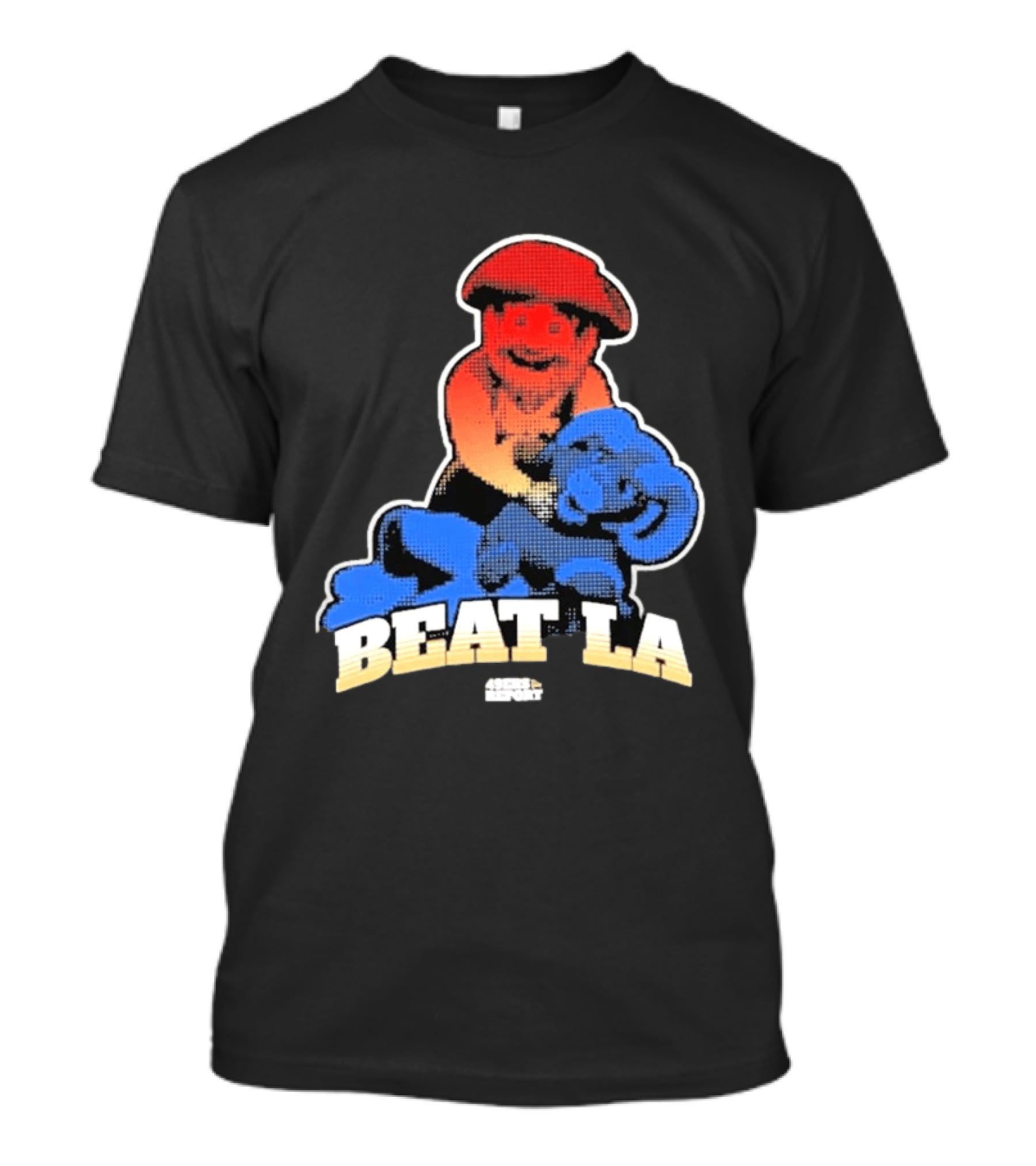 San Francisco 49ers Beat LA Rams Retro Style Football Rivalry T-Shirt