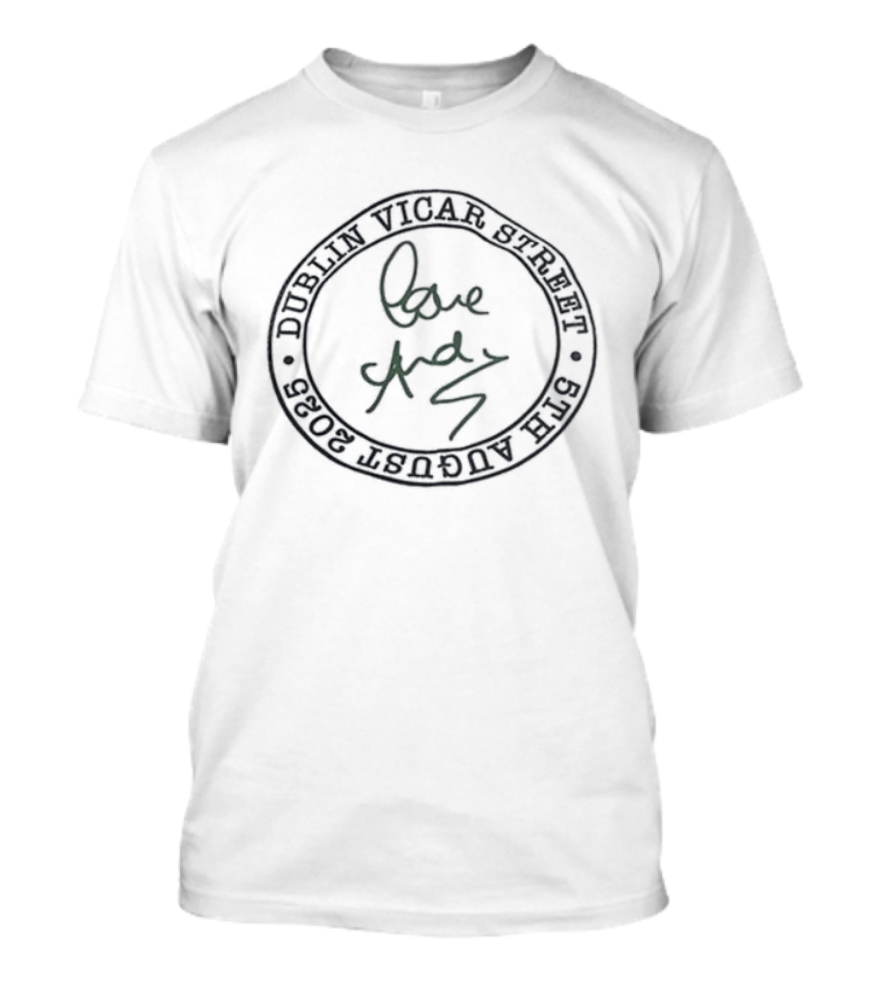 Andy Bell Love AB Dublin Vicar Street Tour Date Fan Memorabilia T-Shirt