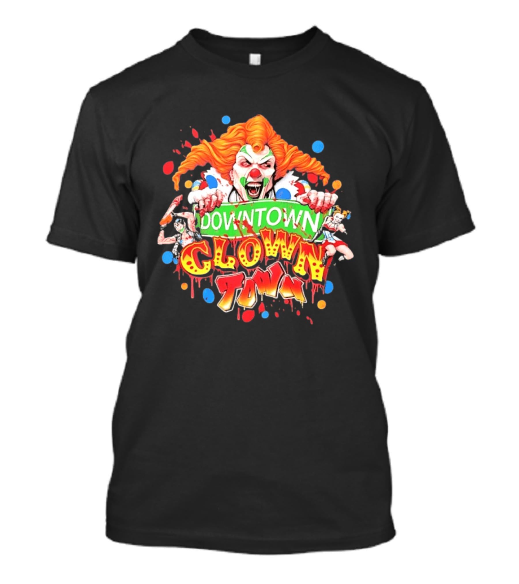 Downtown Clown Town Joker Harley T-Shirt
