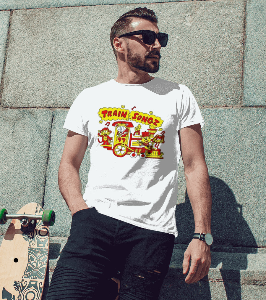 Train Songz 99 Musical Cartoon Animal Band Fun Adventure T-Shirt