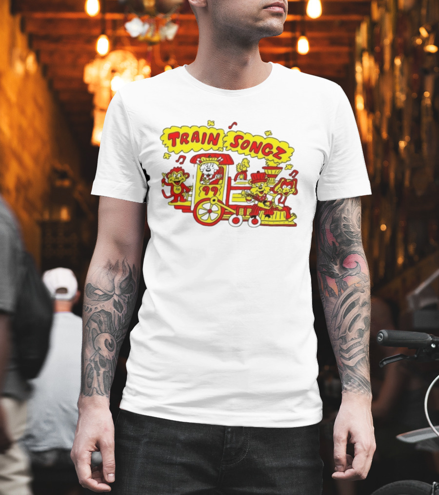 Train Songz 99 Musical Cartoon Animal Band Fun Adventure T-Shirt