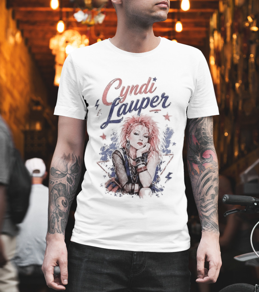 Cyndi Lauper Loud Colors Wild Heart Retro 80s T-Shirt